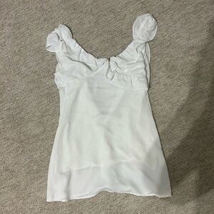 White fox white dress!